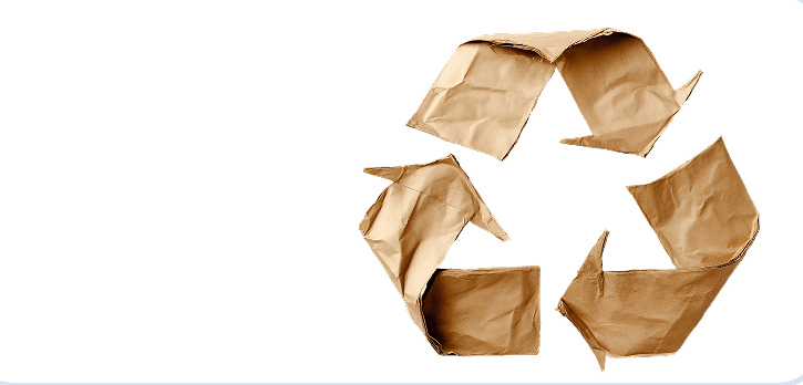 Made using 100% recycled paper