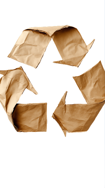 Made from recycled kraft paper